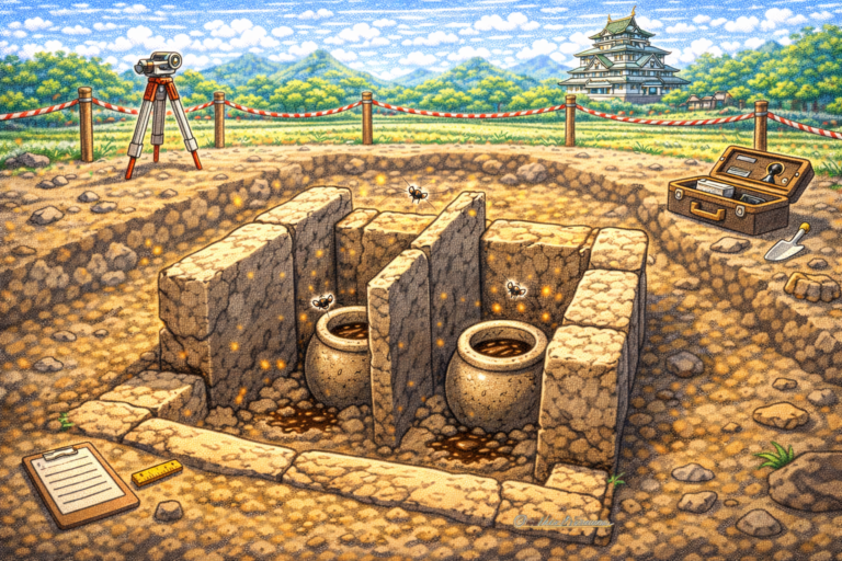 名護屋城の木村重隆陣屋跡で発掘された遺構として知られるものは、次のうちどれか？