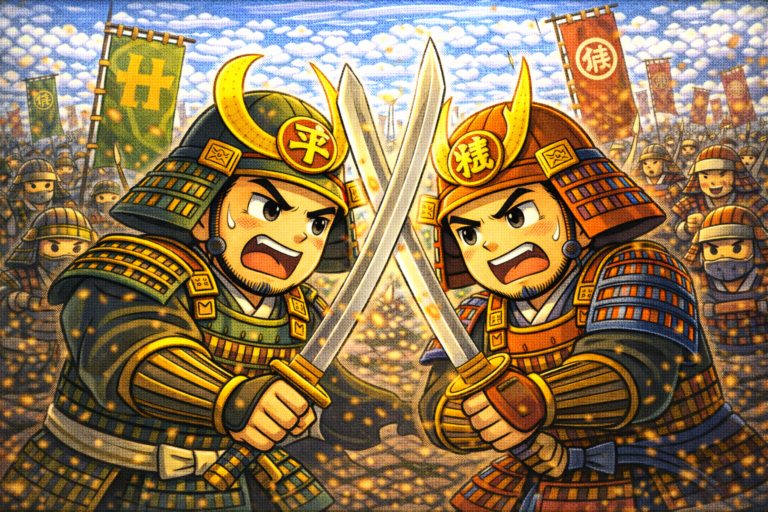 猿山合戦とは、次のうちどの勢力同士の戦いか？