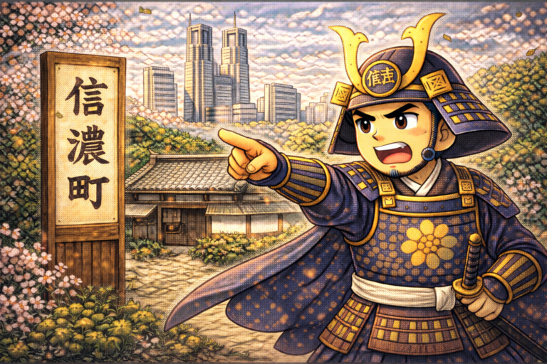 東京都新宿区の信濃町の由来として正しいものは、次のうちどれか？